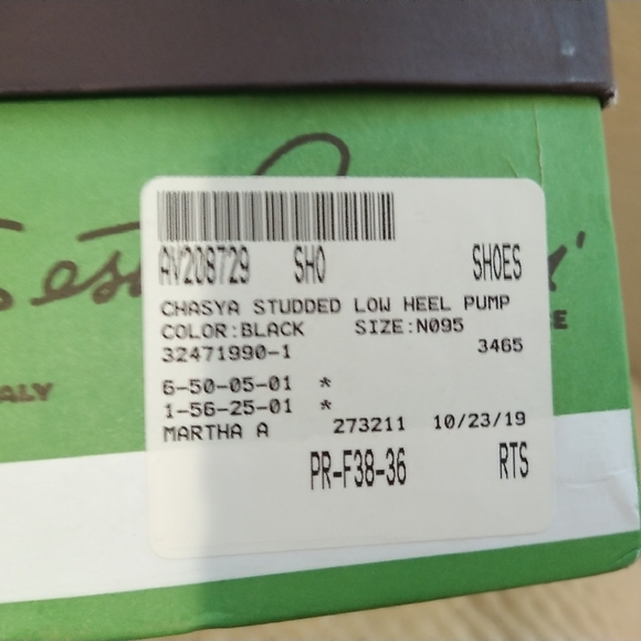 Sesto Meucci Studded Pumps Flats Leather Suede Sz 9.5 NWB - Picture 8 of 9